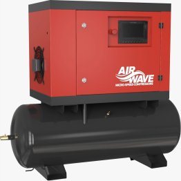 Airwave Micro-Speed Variable Speed 17CFM - 6-10 Bar 160L Tank Mounted Compressor - 240V